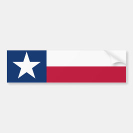 Pegatina Para Coche Bandera Estatal de Texas (Texas)