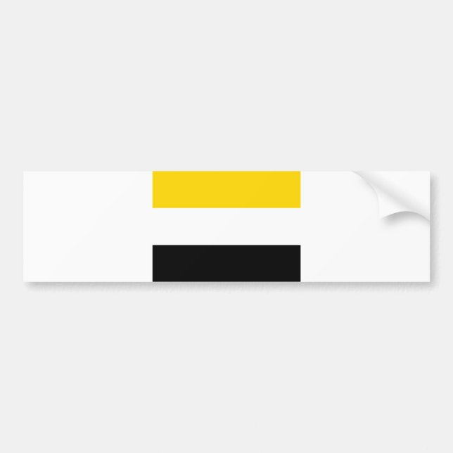 Pegatina Para Coche Bandera étnica Arawakan de la gente de Garifuna (Frente)