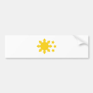 Pegatina Para Coche ¡Bandera filipina - orgullosa ser Pinoy!