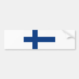 Pegatina Para Coche Bandera finlandesa (Finlandia)