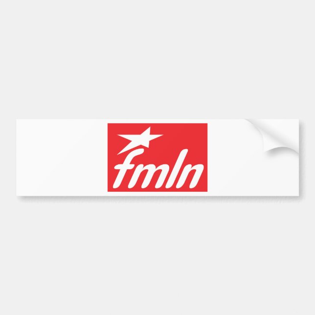 Pegatina Para Coche Bandera FMLN (Frente)