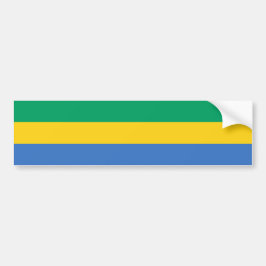 Pegatina Para Coche Bandera Gabonesa (Gabón)
