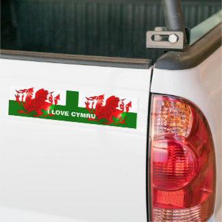 Pegatina Para Coche Bandera galesa