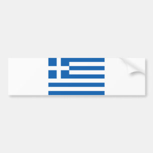 Pegatina Para Coche Bandera griega (Grecia)