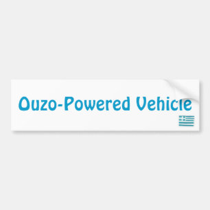 Pegatina Para Coche Bandera griega, vehículo Ouzo-Accionado