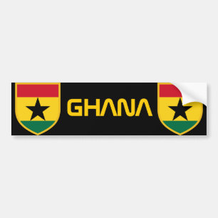 Pegatina Para Coche Bandera hermosa de Ghana