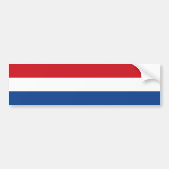 Pegatina Para Coche Bandera holandesa, Holanda, holandesa (Frente)