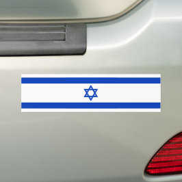 Pegatina Para Coche Bandera israelí Rectangular