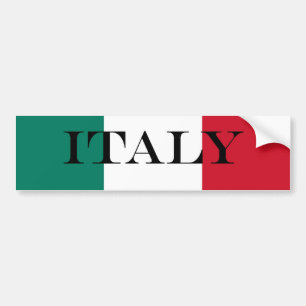 Pegatina Para Coche Bandera italiana Italia Il Tricolore