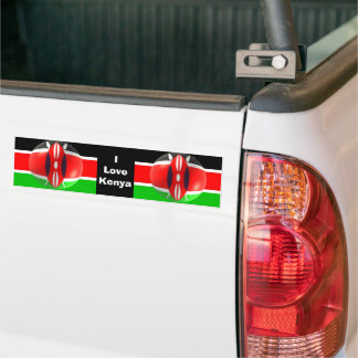 Pegatina Para Coche Bandera keniana