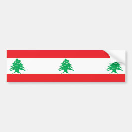 Pegatina Para Coche Bandera libanesa (Bandera del Líbano)