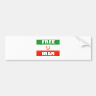 Pegatina Para Coche Bandera LIBRE de IRÁN