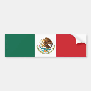 Pegatina Para Coche Bandera llana de México