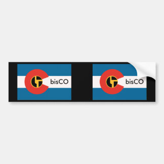 Pegatina Para Coche bandera llena del bisCO