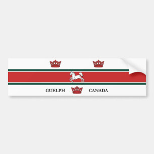 Pegatina Para Coche Bandera municipal de Guelph (Ontario, Canadá)