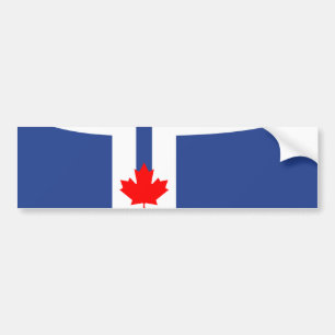 Pegatina Para Coche Bandera municipal de Toronto (Canadá)