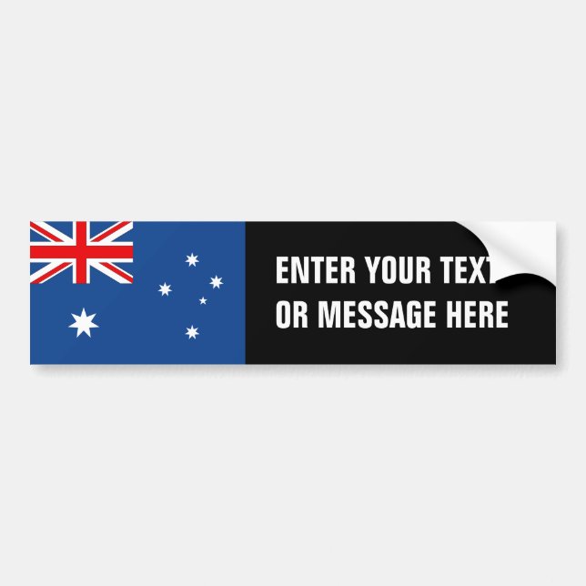 Pegatina Para Coche Bandera nacional australiana (Frente)