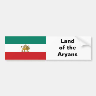 Pegatina Para Coche Bandera Nacional de Irán de Persia de 1973