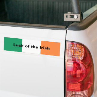 Pegatina Para Coche Bandera Nacional de Irlanda, Estandarte irlandés, 