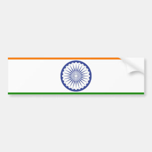 Pegatina Para Coche Bandera nacional de la India Ashoka Chakra