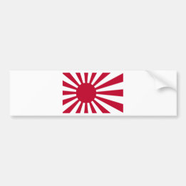 Pegatina Para Coche Bandera naval de Japón - bandera japonesa del sol