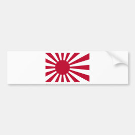 Pegatina Para Coche Bandera naval de Japón - bandera japonesa del sol