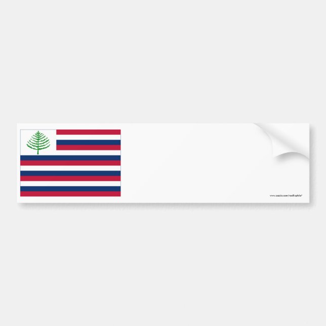 Pegatina Para Coche Bandera naval de Nueva Inglaterra (Frente)