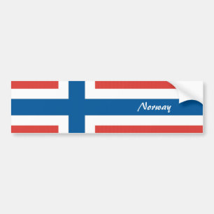 Pegatina Para Coche Bandera noruega