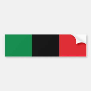 Pegatina Para Coche Bandera panafricana de la UNIA