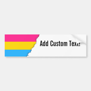 Pegatina Para Coche Bandera Pansexual del orgullo