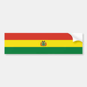 Pegatina Para Coche Bandera patriótica de Bolivia