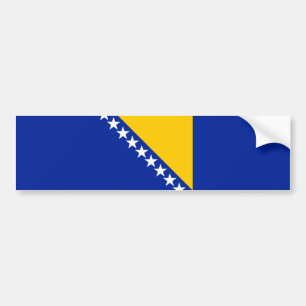 Pegatina Para Coche Bandera patriótica de Bosnia Herzegovina