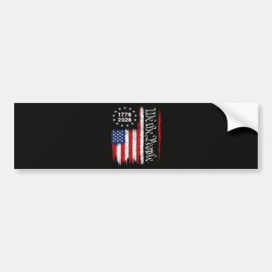 Pegatina Para Coche Bandera Patriótica Nosotros El Pueblo 1776 2026