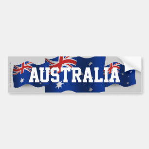 Pegatina Para Coche Bandera que agita de Australia