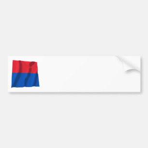Pegatina Para Coche Bandera que agita de Tesino