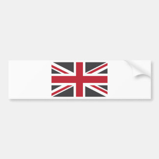 Pegatina Para Coche Bandera roja gris fresca de Union Jack Británicos