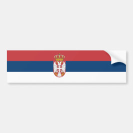 Pegatina Para Coche Bandera serbia