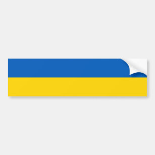 Pegatina Para Coche Bandera ucraniana azul amarillo apoyo ucraniano