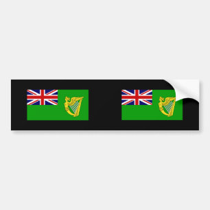 Pegatina Para Coche Bandera verde, Irlanda