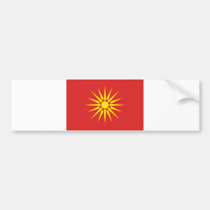 Pegatina Para Coche bandera vieja del país de Macedonia