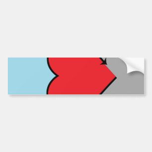 Pegatina Para Coche Bandera y símbolo de orgullo autosexual