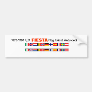 Pegatina Para Coche Banderas de la fiesta del mundo