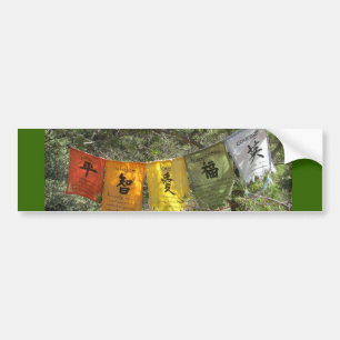Pegatina Para Coche Banderas inspiradoras del rezo