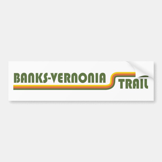 Pegatina Para Coche Banks-Vernonia Trail (Frente)