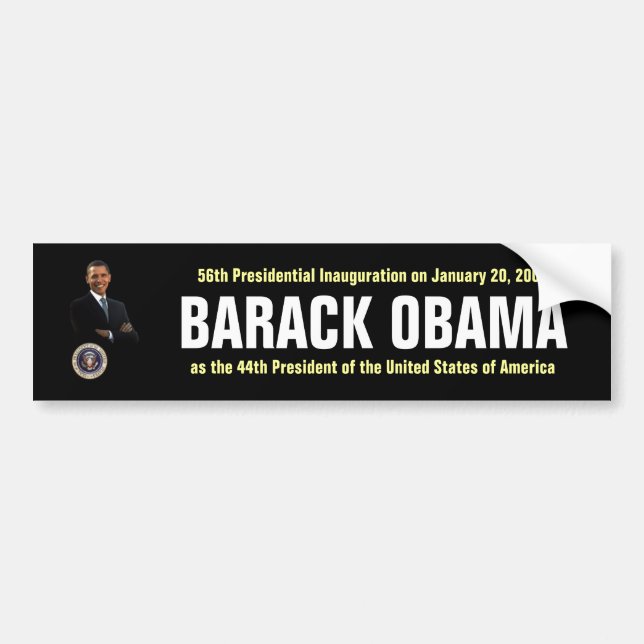 PEGATINA PARA COCHE BARACK OBAMA (Frente)