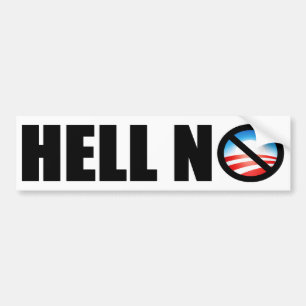 Pegatina Para Coche ¿Barack Obama 2012? ¡No!