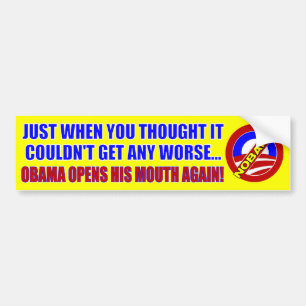 Pegatina Para Coche Barack Obama anti