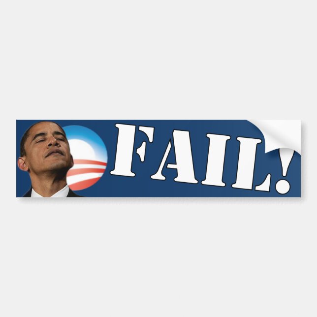 Pegatina Para Coche Barack Obama: FALL (Frente)