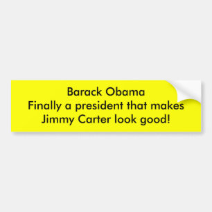 Pegatina Para Coche Barack Obama hace Jimmy Carter mirada buena