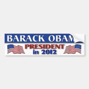 Pegatina Para Coche Barack Obama President  in 2012
